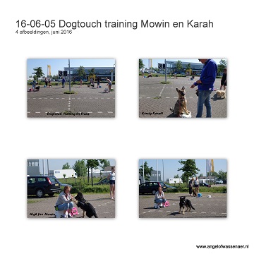 Karah en Mowin, andere locatie en andere training, maar weer genieten